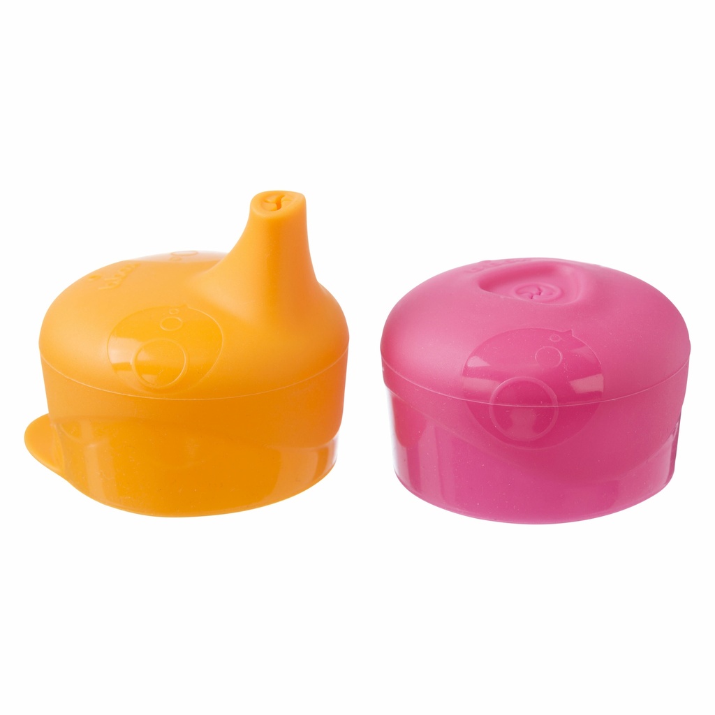 Coperchi in silicone a becco morbido o a cannuccia - Strawberry