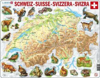 Puzzle Svizzera Geografica