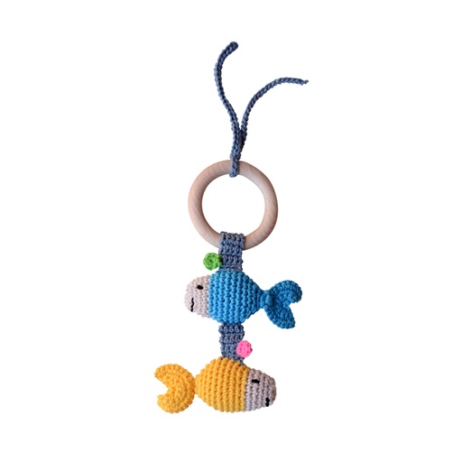 Sonaglio da carrozzina - Pesci blu